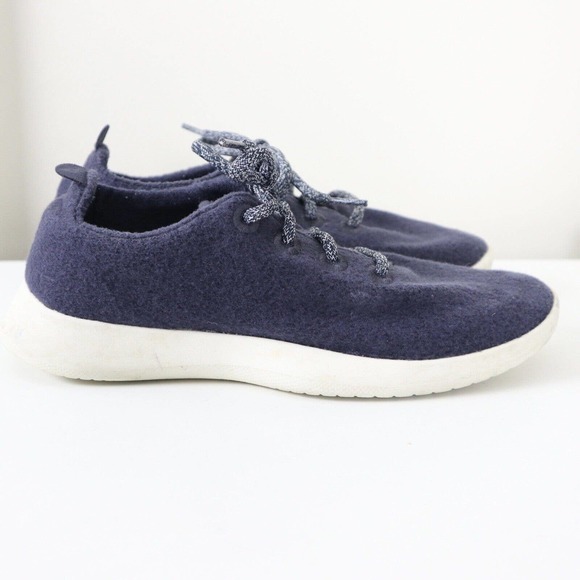 Allbirds Womens Size 8 Wool Runners Shoes Navy Blue Merino Comfort Running - Picture 3 of 10